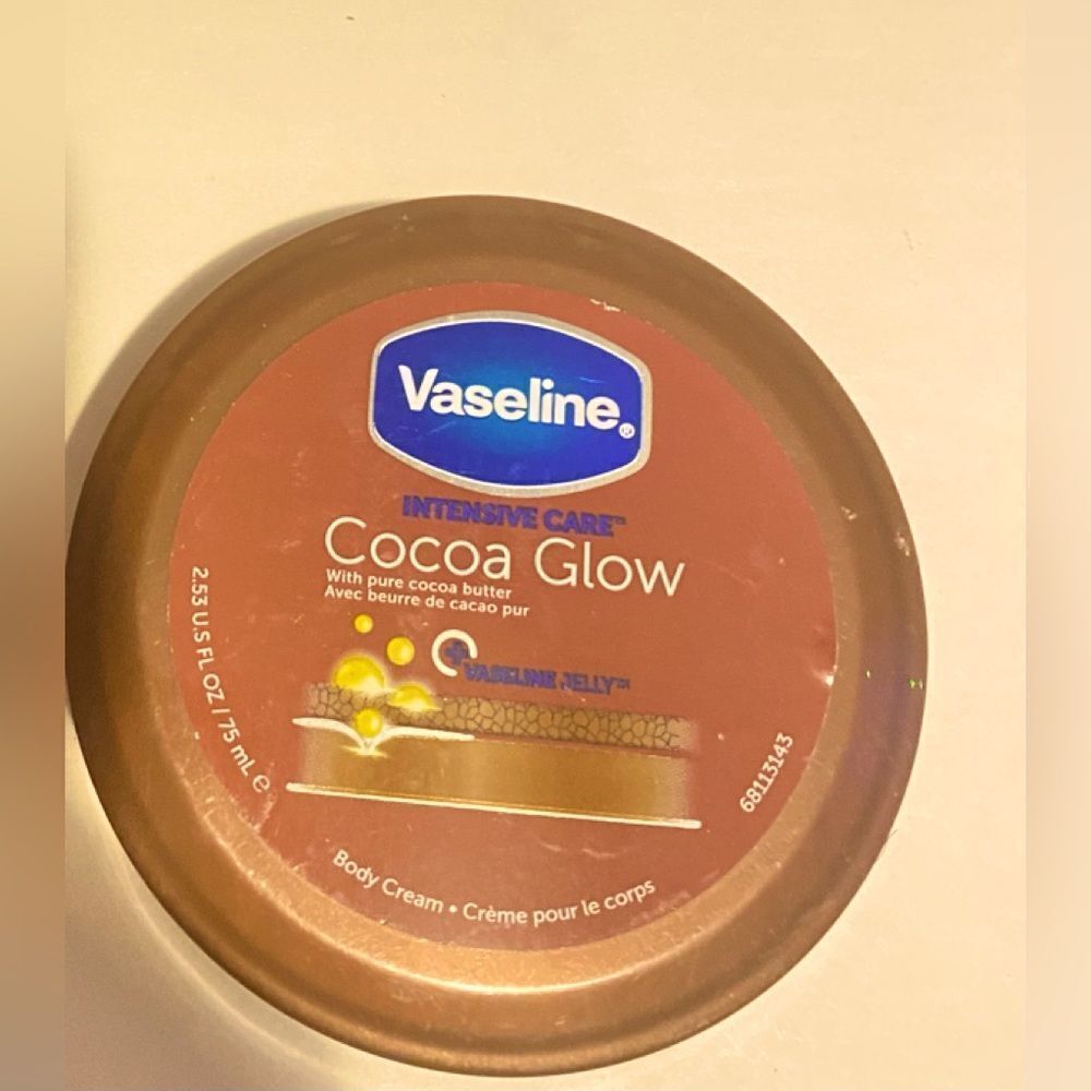 🛍️ Vaseline Intensive Care Cocoa Glow Body Cream 2.5 FL oz💥